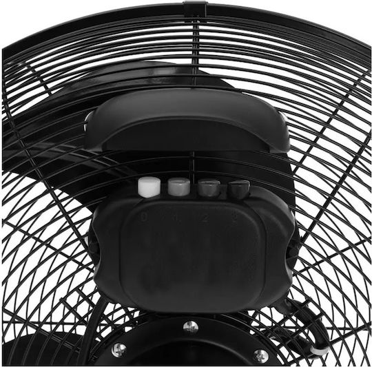 Klausberg Bodenventilator 100W Lüfterdurchmesser 45cm Schwarzer