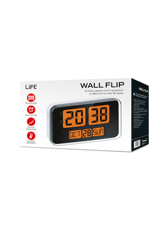 Life Wall Flip Lcd Настолен Часовник 221-0457