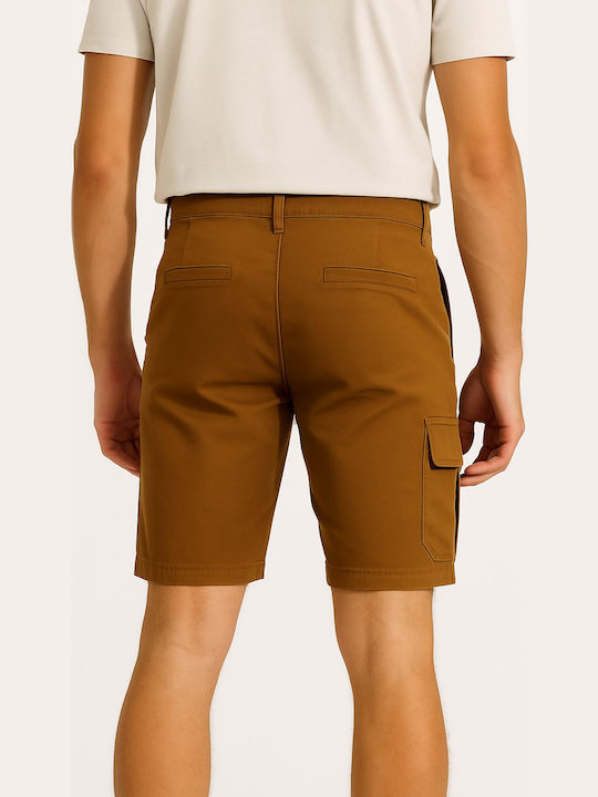 Herrenshorts Cargo Brown