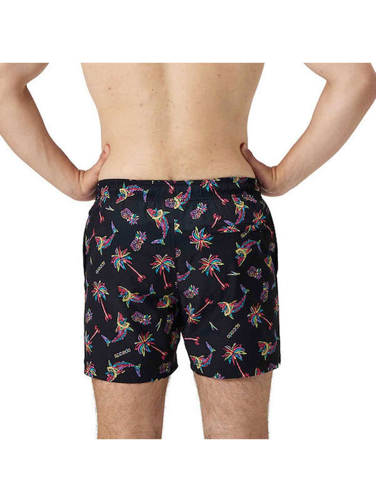 Men's Swimwear Shorts Red with Patterns