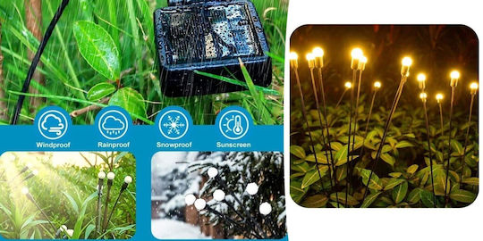 Waterproof Set of 2 Stake Solar Lights RGB with Photocell