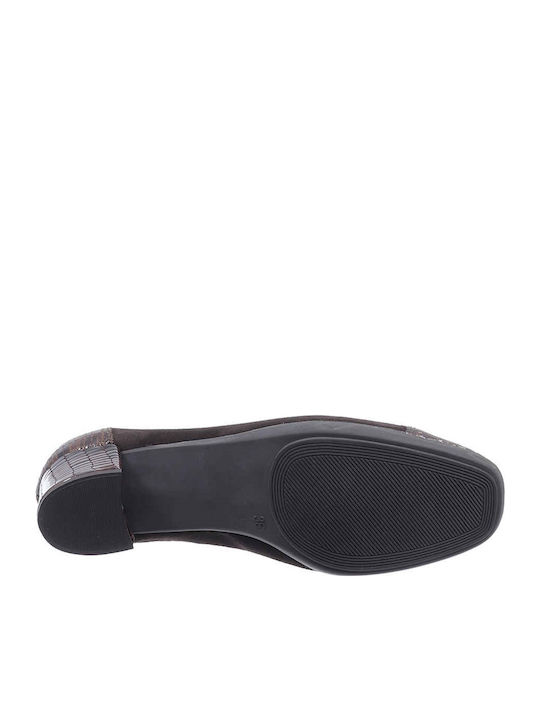 Leder Pumps Braun