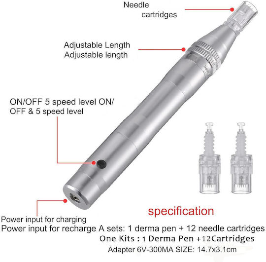 Facial Massage Device Συσκευή Microneedling για Καθαρισμό από Μαύρα Στίγματα X0010G0YR5