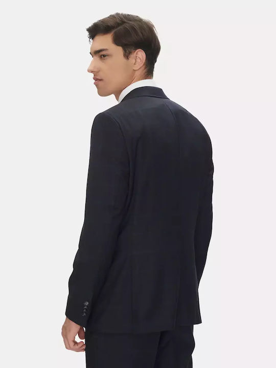 Men's Winter Suit Regular Fit Dark Blue