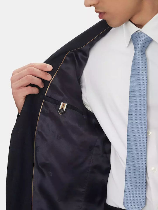 Men's Winter Suit Regular Fit Dark Blue