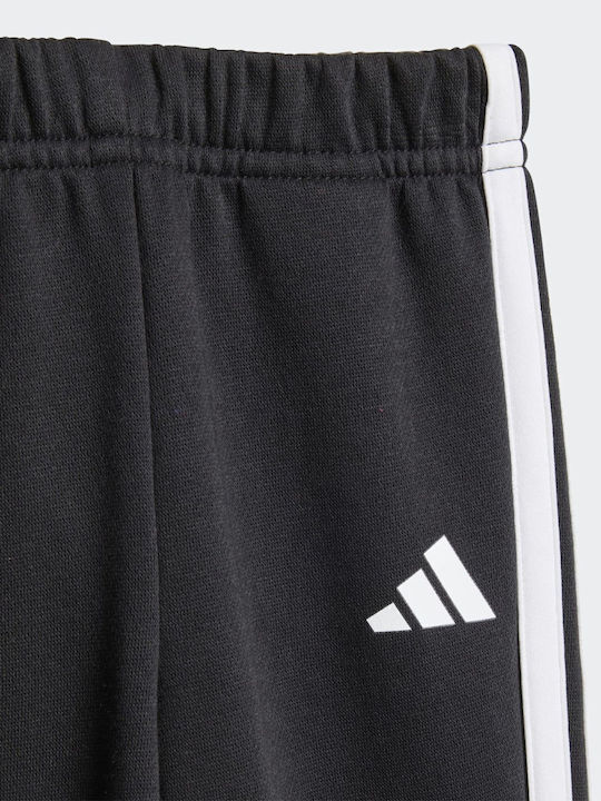 Kids Sweatpants Set Red 2pcs 3-Stripes