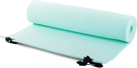 Pilates Exercise Mat Green with Carry Strap (180x50cm)
