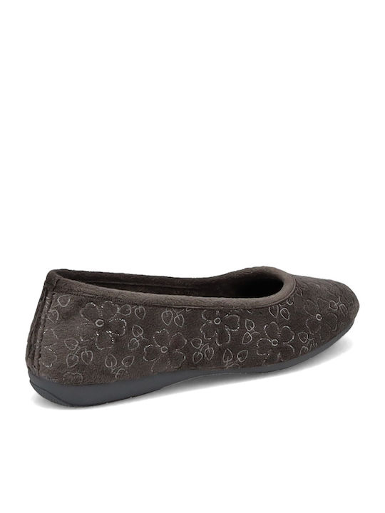 Closed Women's Slippers Gray