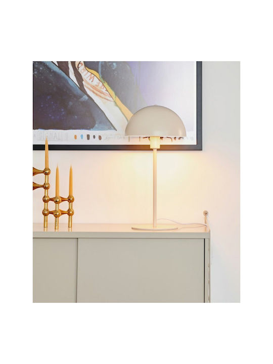 Nordlux Ellen Metal Table Lamp for Socket E14 with White Shade and Base