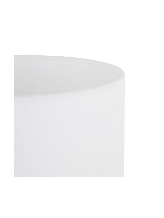 TK Lighting Tokyo Ξύλινο Πορτατίφ για Ντουί E27 με Μπεζ Καπέλο και Βάση