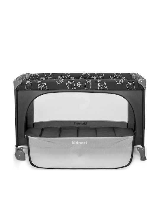 Kidnort Playpen with Mattress Gray