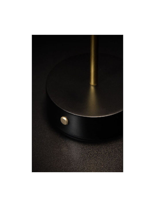 Slamp Accordeon Metall Tischlampe LED mit Transparent Schirm und Schwarz Basis