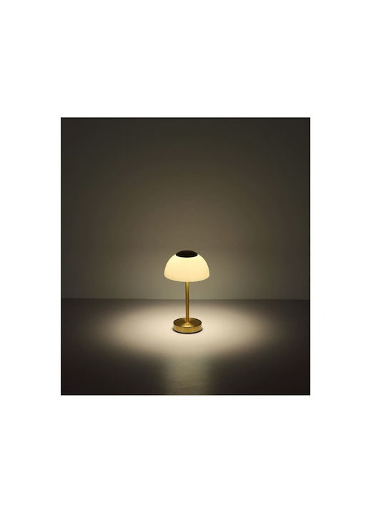 Globo Lighting Lampă de masă LED cu Abajur Argintiu și Bază