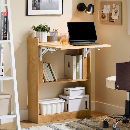 Desk Wooden Wood 63x20x84cm