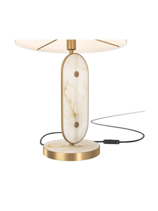 Maytoni Tischlampe mit Weiß Schirm und Basis