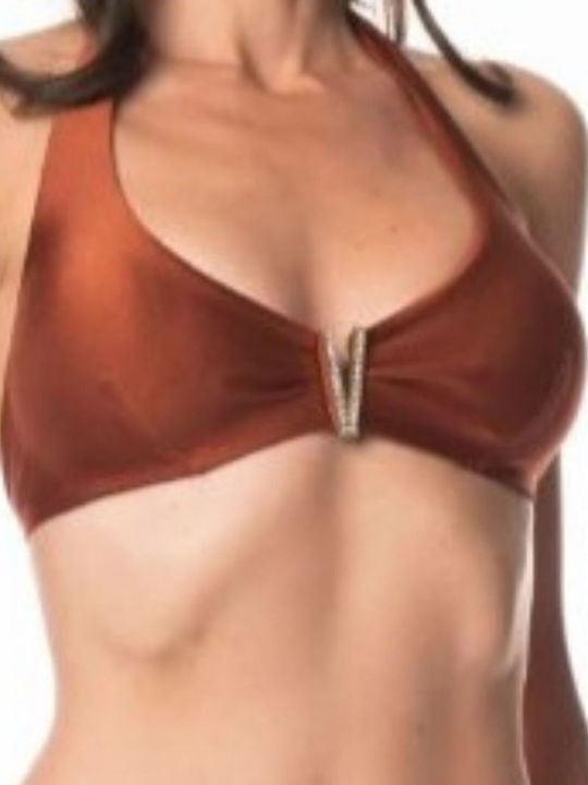 Set Bikini Triunghi Maro