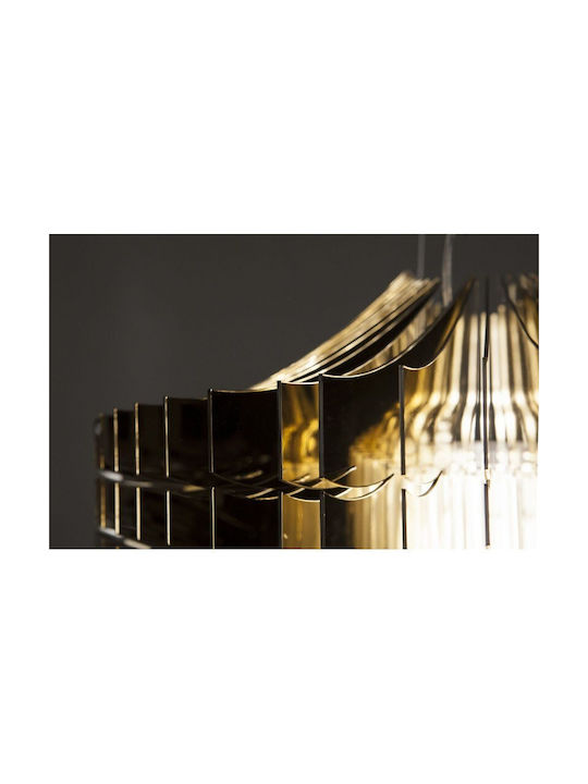 Slamp Pendant Light Gold for 6 Bulbs E27 90cm
