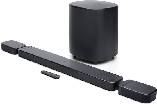 JBL 800MK2 Soundbar 7.1 Bluetooth, HDMI și Wi-Fi cu Telecomanda Negru
