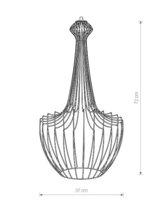 Nowodvorski Cameleon Luksor S Καπέλο Φωτιστικού 37x72εκ.