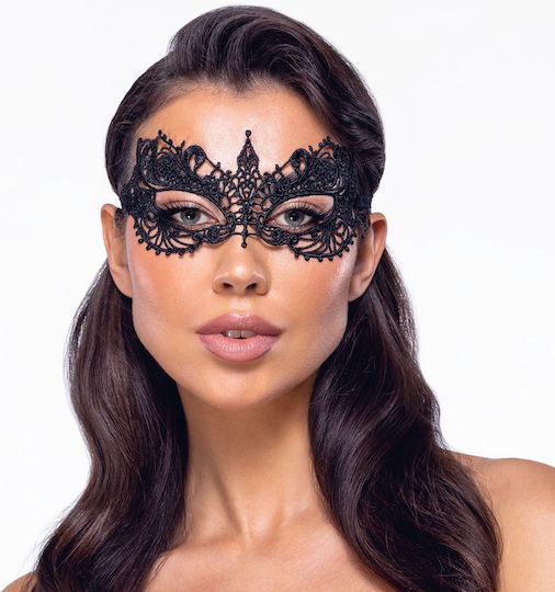 Cottelli Collection Blindfold BDSM Μάσκα σε Μαύρο Χρώμα