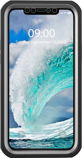 Redpepper IP68 360 Full Cover Αδιάβροχο Μαύρο (iPhone 12 / 12 Pro)