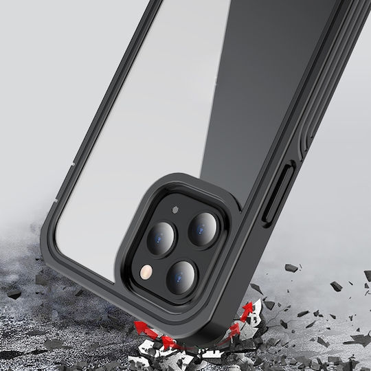 Redpepper IP68 360 Full Cover Αδιάβροχο Μαύρο (iPhone 12 / 12 Pro)