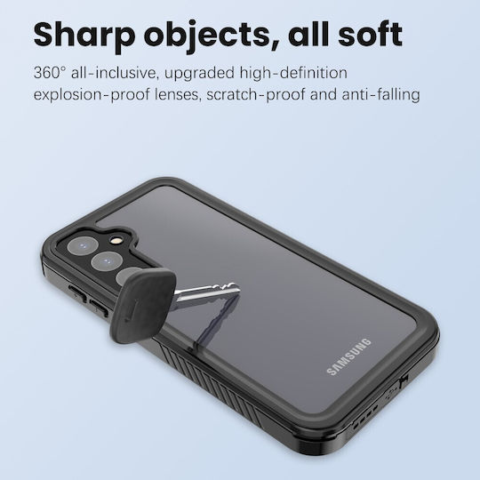 Redpepper 360 Vollschutz Wasserdicht Schwarz (Galaxy A55)