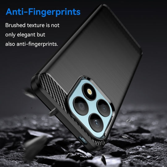 Carbon Fiber Back Cover Black (Honor X8a)