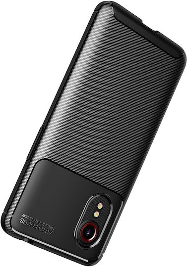 Carbon Fiber Resistance Back Cover Negru (Galaxy Xcover 5)