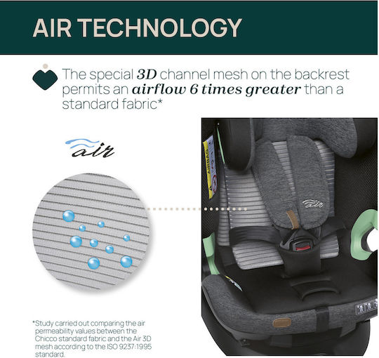 Bi-Seat Baby Car Seat i-Size with Isofix Graphite