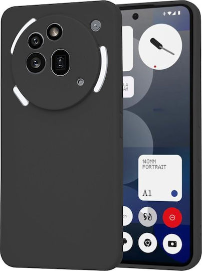 Techsuit Back Cover Silicon Negru (Nothing Phone (3a) Pro)