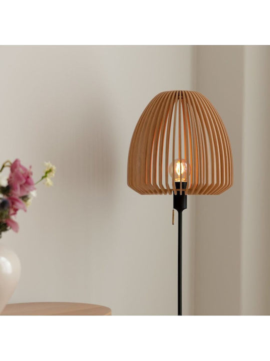 Καπέλο Φωτιστικού 1xe27 Δρυς Φ38cm Clava Wood Umage 2244 Μαύρο