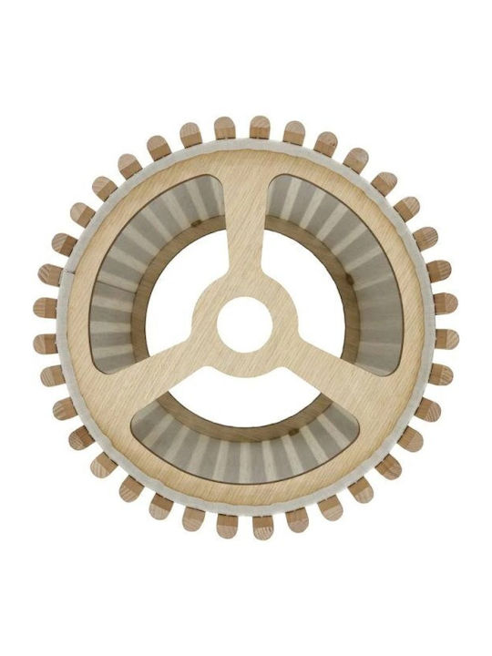 Lampshade 1xe27 Φ27.5cm Oak MDF Komorebi Umage 2250-1 Beige