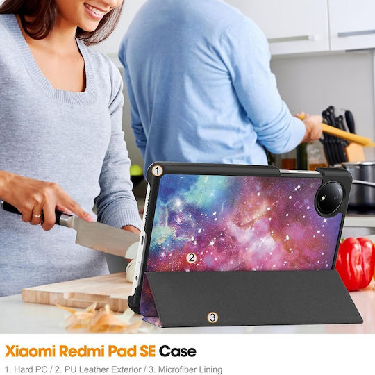 Techsuit Foldpro Klappdeckel Mehrfarbie (Redmi Pad SE 8.7")