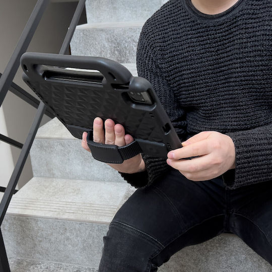 Hurtel Diamond Armored Soft Back Cover Schwarz für Galaxy Tab A7 Lite