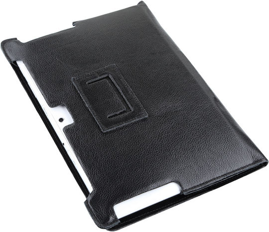 Quer Flip Cover Din Piele Neagră (SAMSUNG GALAXY TAB P5100)