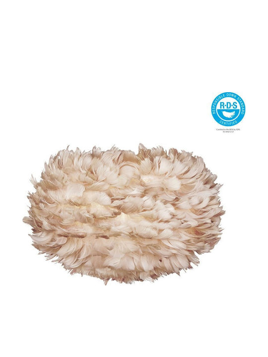 Καπέλο Φωτιστικού 1xe27 Φτερά Χήνας Φ45cm Eos Umage 2300 Ροζ