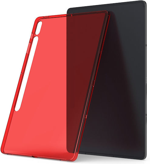 KWmobile Back Cover Roșu / Transparent Galaxy Tab S7+
