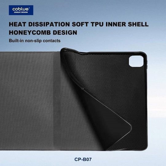 Coblue Flip Cover Lederartig Schwarz Apple iPad Air 11'' (2024)