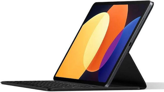 Xiaomi Flip Cover με Πληκτρολόγιο στα Αγγλικά US Μαύρη (Xiaomi Pad 5 Pro 12.4")