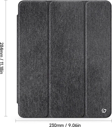 Сгъваем Флип Капак Черен (iPad Pro 2024 13")