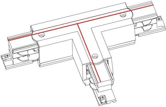 Nowodvorski Track Connector for Lighting Fixtures White 8703