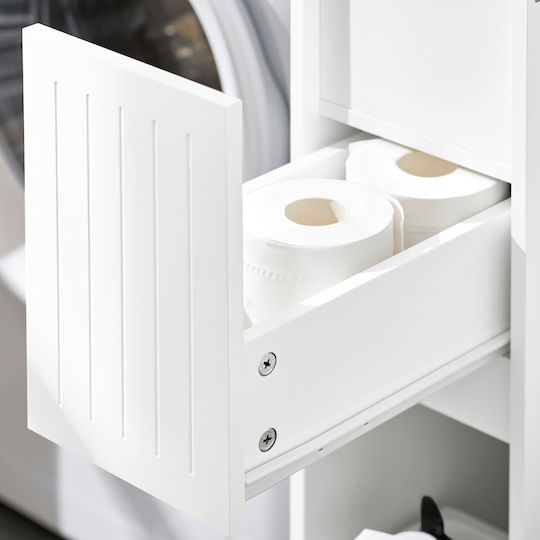 SoBuy Bathroom Cabinet L60xW20xH75cm White