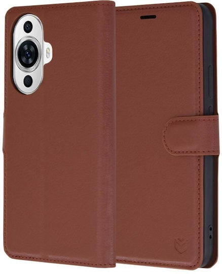 Book Δερμάτινο Καφέ (Huawei Nova 12s)