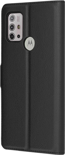 Book Leather Black (Moto G30Nokia G20)