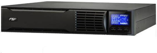 FSP/Fortron Champ Rack UPS On-Line 2000VA 1800W with 3 Schuko AC Outlets