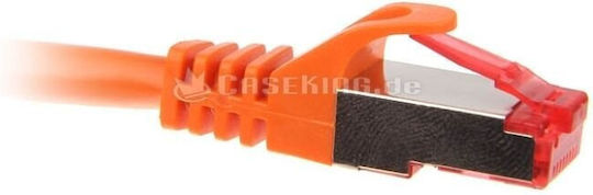 Goobay S/FTP Cat.7 (10Gbps) Network Cable Ethernet 2m Orange