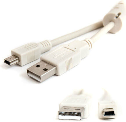 USB 2.0 Kabel USB-A-Stecker - Mini-USB-A-Stecker 1.5m