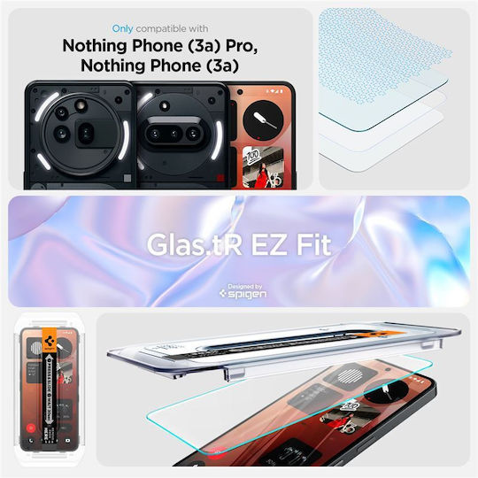 Spigen GLAStR EZ FIT HD Tempered Glass (Nothing Phone (3a) / Phone (3a) Pro)