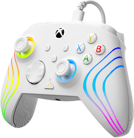 Turtle Beach Afterglow Wave Cu fir Gamepad pentru PC Alb